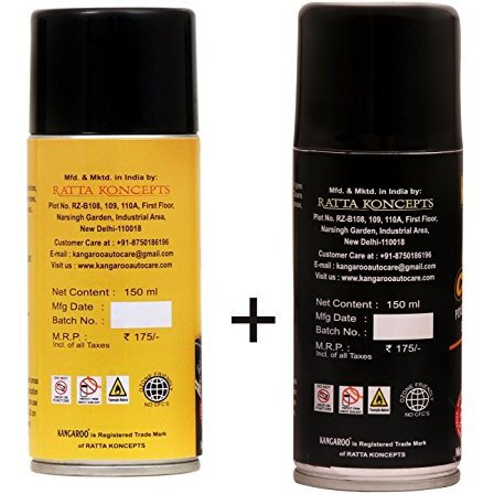 Kangaroo Chain Lubricant With Cleaner Spray And Brush (150Ml, Length 25Cm Height 6.5Cm Width 6.5Cm) For Motorcycle.