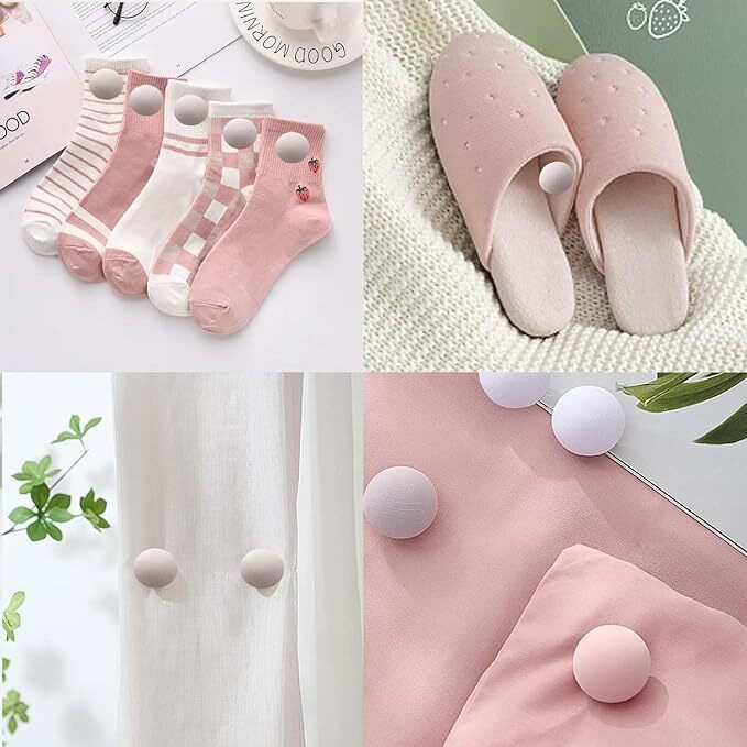 Kichker Pink Duvet Clips Set Duvet Pins, Duvet Cover Clips Duvet Insert Holder For Quilt, Cushions, Curtains, 10 Pcs (Pink)