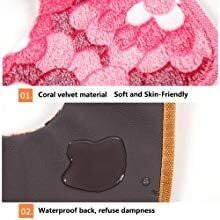 Zurato Toilet Seat Cover Pads, Soft Thicker Warmer Washable Toilet Seat Cushion Mat Winter, Toilet Seat Lid Cover Pads (Multi Design & Colour, Medium Size 43 X 36Cm)