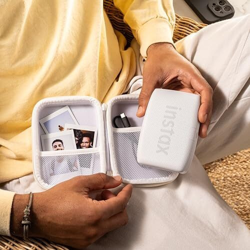 Instax Mini Link 3 Smartphone Photo Printer, Clay White