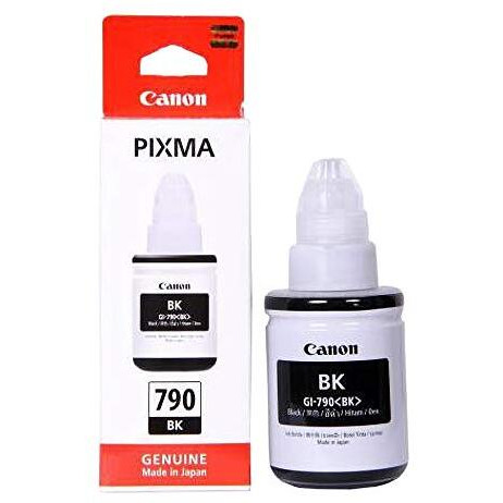 Canon Pixma Gi790 Black Ink Bottle For G1010, G2000, G2012, G3000, G3010, G3012, G4010
