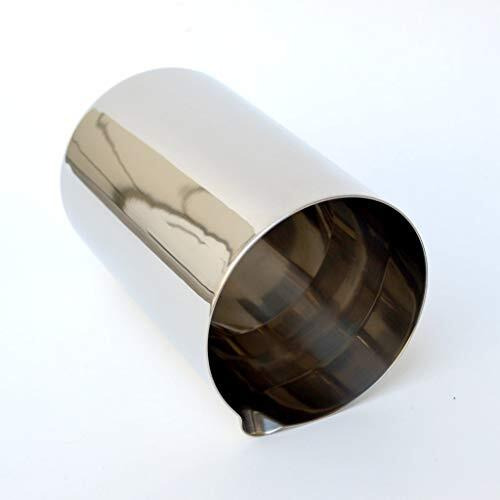 Nj Japanese Style Seamless Stainless Steel Mixing Glass Stirring Cocktail 480 Ml