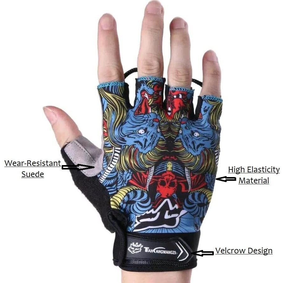 Jern Breathable Anti-Slip Cycling Gel Padding Bike Gloves