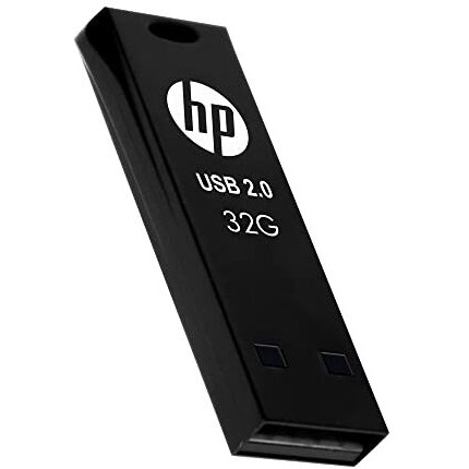 Hp V207W 32Gb Usb 2.0 Pen Drive,Black