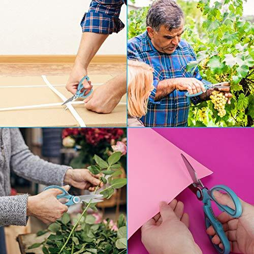 Temeisi Kitchen Shears, 2-Pack Safe Food Scissors Heavy Duty, Ultra Sharp Premium Multi-Function Cooking Scissors, Meat Scissors With Comfortable Handle