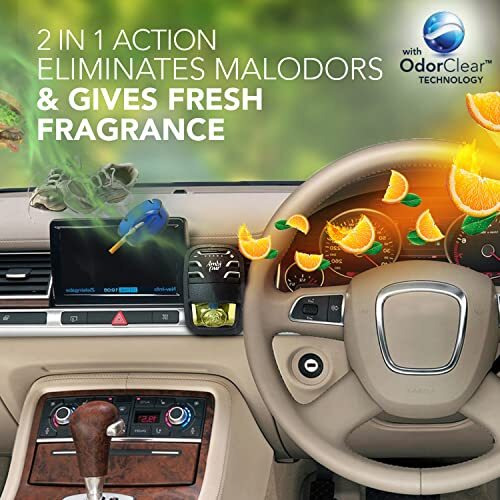 Ambi Pur Auto Pearl Car Air Freshener Refill,Sweet Citrus And Zest,7. 5 Ml Liquid