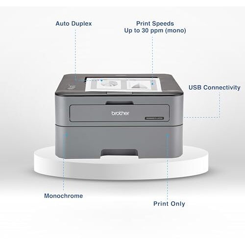 Brother Hl-L2321D Single-Function Monochrome Laser Printer With Auto Duplex Printing