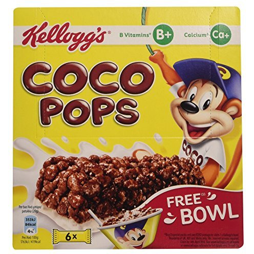 Kellogg's Coco Pops Snack Bar, 4.23 Oz / 120 G