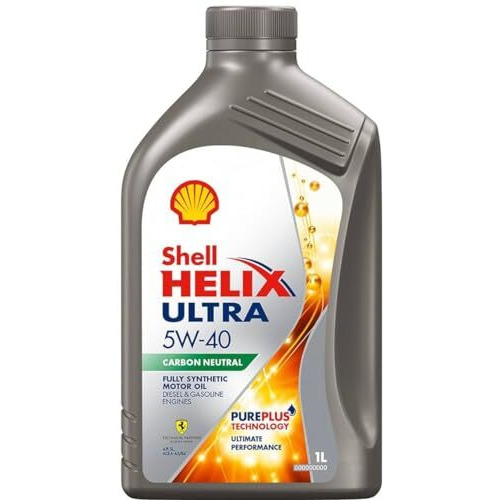 Shell Helix Ultra 5W-40 Api Sn Fully Synthetic Engine Oil For Petrol, Diesel, Cng/Lpg Cars(1 L)