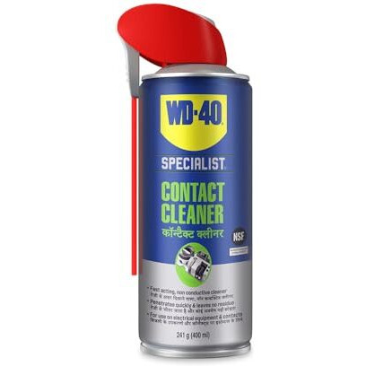 Wd-40 Specialist All Purpose Contact Cleaner 400Ml - Drive Out Dirt, Dust, Oil, Flux Residue, And Moisture From Sensitive Electrical Parts And Equipment With Ease