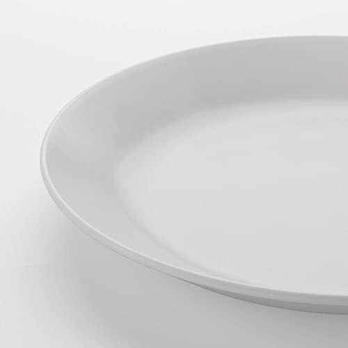Ikea Tempered Glass Plates (Pack Of 6 Pieces, White, 25 Cm)