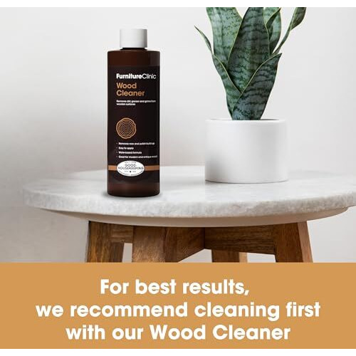 Furniture Clinic Wood Wax & Wood Polish - Orange Scented Polish Great For Finished Or Unfinished Wood, All Natural Furniture Polish That Adds A Protective Coating (250 Ml)