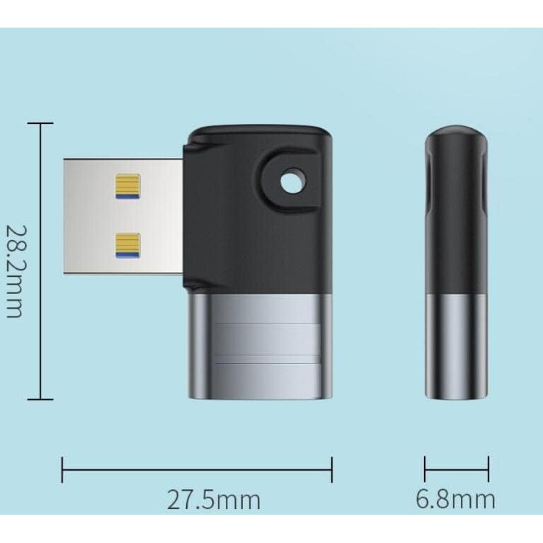 Dyazo Type C Usb 3.0 Female To Usb A Male Adapter| Type C To Usb A Charging Converter For Iphone 14, 13, 12, 11, Samsung Galaxy Note S23+ S22 S21 S20 & Other Type-C Devices
