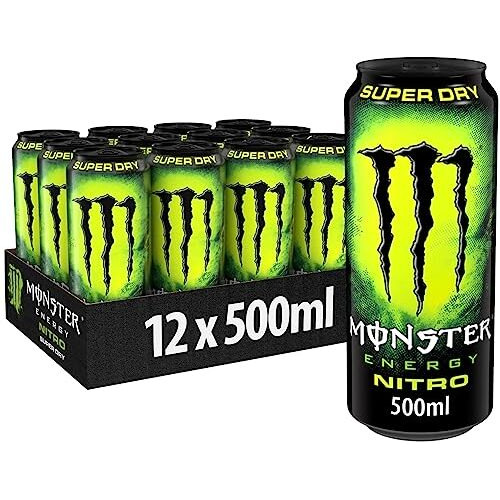 Monster Nitro Super Dry Energy Drink 500Ml (Pack Of 12)