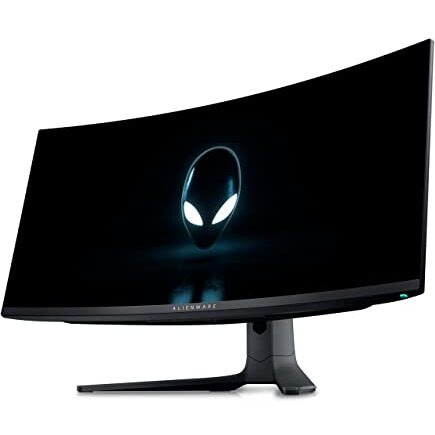 Alienware 34" (86.36 Cm) Curved Qd-Oled Gaming Monitor-Aw3423Dwf, Wqhd 3440X1440 (Dp Port165Hz, Hdmi100Hz), Hdmi, 2 Xdp Port 1.4, 5 Xsuperspeed Usb 3.2 Gen1, Audio Line-Out Port, Headphone-Out Port.