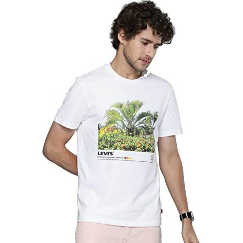 Levi's Men's Regular T-Shirt (16960-0663_Brilliant White M)