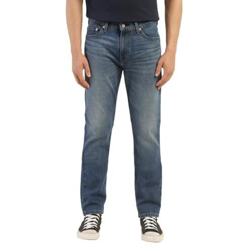 Levi's Men's 511 Slim Fit Mid-Rise Jeans Mid Indigo | Size 30