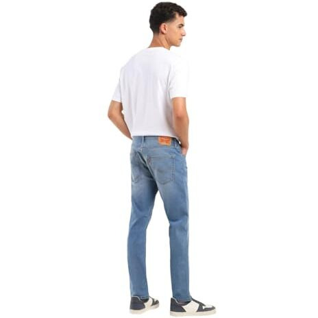 Levi's Men's 512 Slim Tapered Fit Mid Rise Jeans Light Indigo, 32