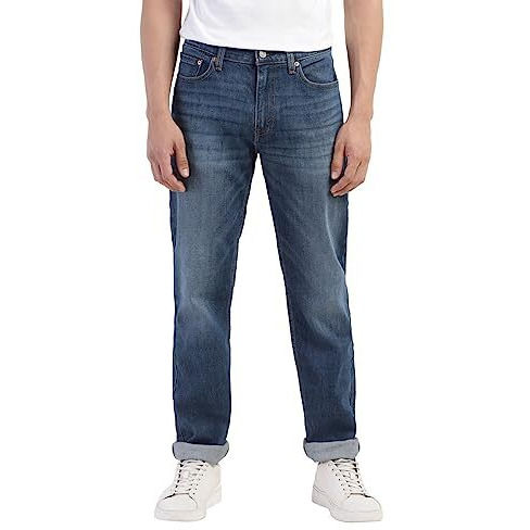 Levi's Men's Slim Mid Rise Casual Pants (18298-1304_32_Blue