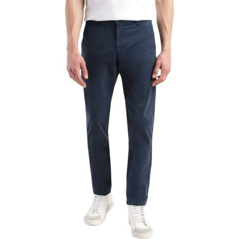 Levi's Men's 511 Slim Fit Mid Rise Trousers Blue
