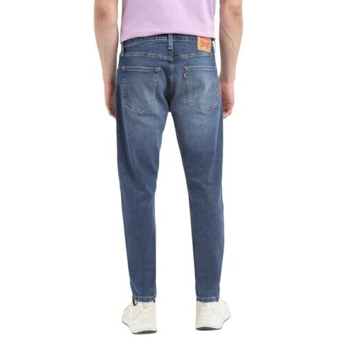 Levi's Men's 512 Slim Tapered Fit Mid-Rise Heavy Fade Stretchable Mid Rise Jeans Blue, 34