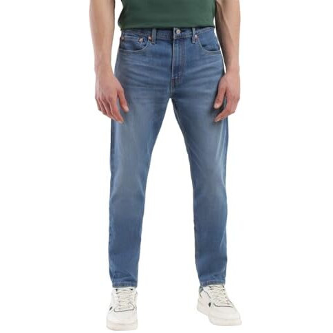 Levi's Men's 512 Slim Tapered Fit Mid-Rise Jeans Blue | Rise Style Mid Rise