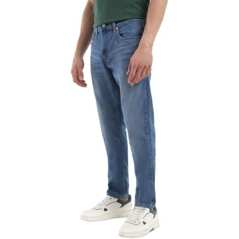 Levi's Men's 512 Slim Tapered Fit Mid-Rise Jeans Blue | Rise Style Mid Rise