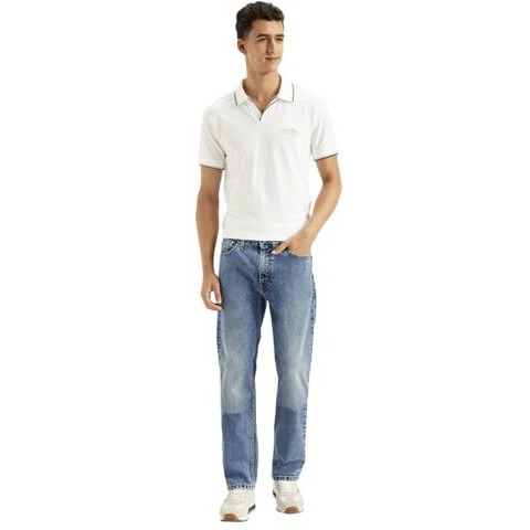 Levi's Men's Straight Jeans (A7711-0016_Blue