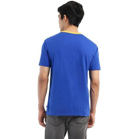 Levi's Men's Regular Fit T-Shirt (A6490-0033_Blue