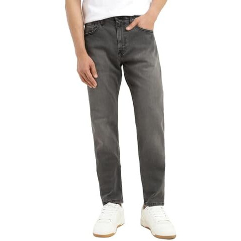 Levi's Men's 512 Slim Tapered Fit Mid-Rise Jeans Black | Rise Style Mid Rise