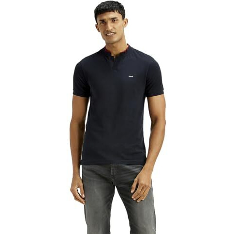 Levi's Men's Cotton Slim Fit T-Shirt (0000K-0006_Black, Medium