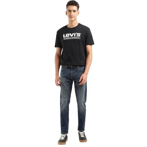 Levi's Men's Tapered Jeans (A7086-0161_Blue, Mid Rise, 34