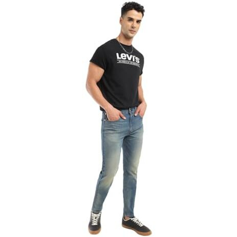 Levi's Men's Tapered Jeans (A7086-0148_Blue