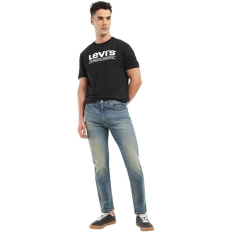 Levi's Men's Tapered Jeans (A7086-0148_Blue