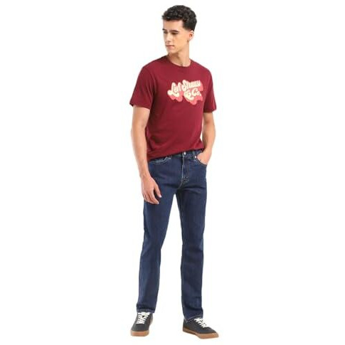 Levi's Men's Slim Mid Rise Jeans (A7087-0132_Blue, 36