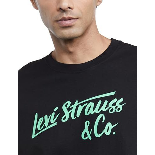 Levi's Men's Oversized Fit T-Shirt (A7970-0050_Black