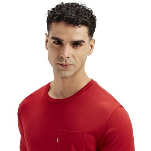 Levi's Men's Slim Fit T-Shirt (29854-0058_Red