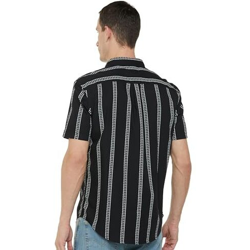 Levi's Cotton Men's Slim Fit Shirt (32908-0326_Black, Large