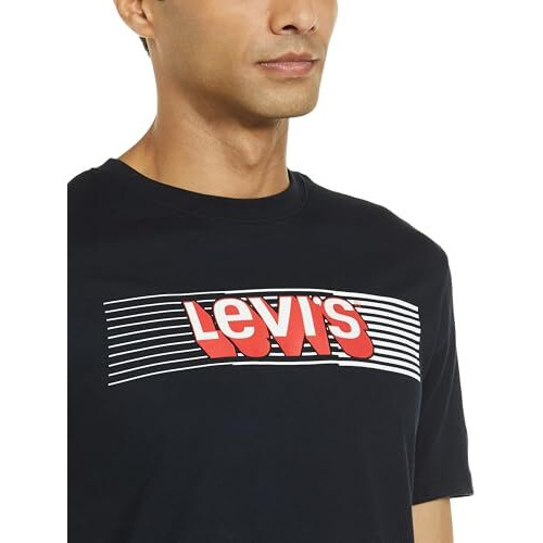 Levi's Men's Cotton Relaxed Fit T-Shirt (16960-1303_Blue, Xl