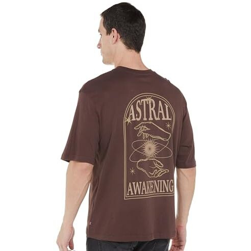 Levi's Men's Solid Loose Fit T-Shirt (A7900-0026_Brown