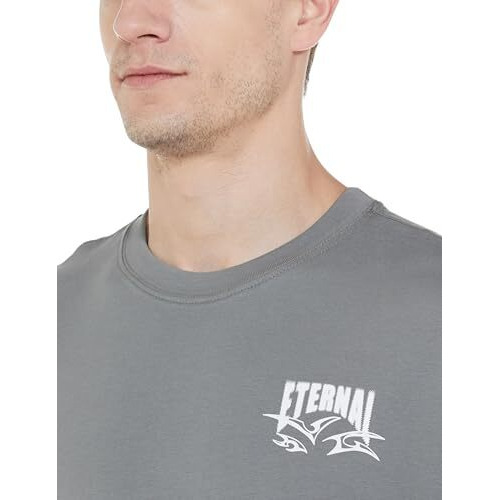 Levi's Men's Solid Loose Fit T-Shirt (A7900-0027_Grey