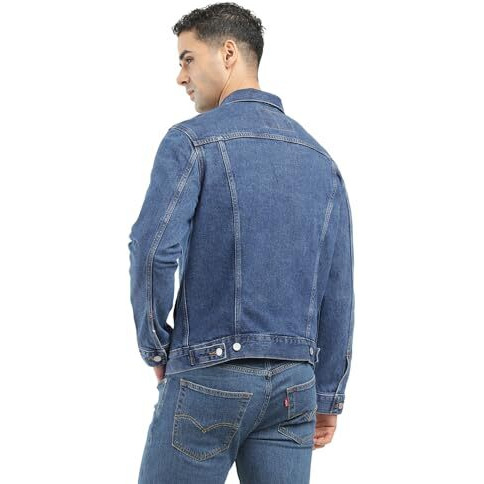 Levi's Men's A-Line Coat (003F8-0001_Blue
