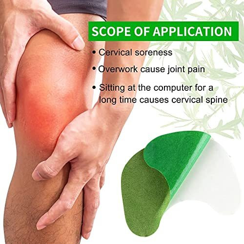 Herbal Knee Plaster Sticker Pain Relief And Inflammation Patches Joint Knee Relief Patches Kit Natural Wormwood Extract Sticker Knee Pain Relief Patches For Men Women Pack Of 10