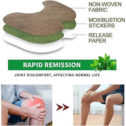 Herbal Knee Plaster Sticker Pain Relief And Inflammation Patches Joint Knee Relief Patches Kit Natural Wormwood Extract Sticker Knee Pain Relief Patches For Men Women Pack Of 10