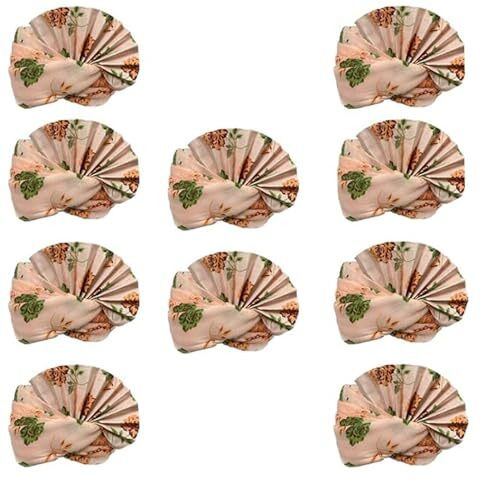 Wedstyle Wedding Turban Dulha Collection Traditional Pagri//Pagdi For Barati/Swagat/Welcome Cream Pagdi For Men & Women - Unisex(Pack Of 10)