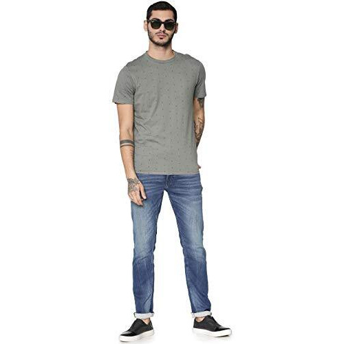 Jack & Jones Men's Skinny Jeans (209464101_Dark Blue_30W X 30L)