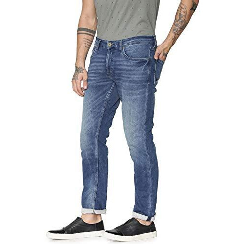 Jack & Jones Men's Skinny Jeans (209464101_Dark Blue_30W X 30L)