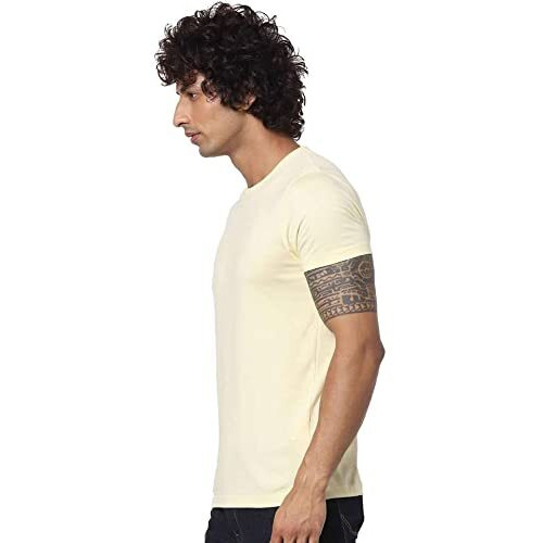 Jack & Jones Men Solid Casual Slim Fit T-Shirt