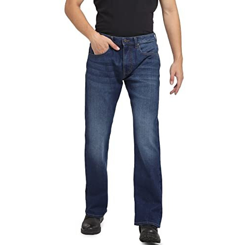 Jack & Jones Bootcut Jeans(222523301_Medium Blue Denim_32/32)