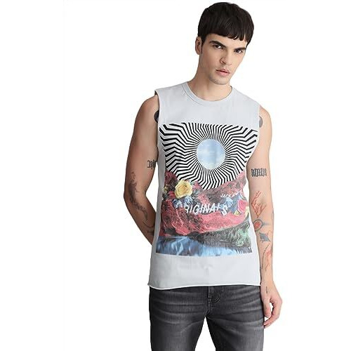 Jack & Jones Regular Fit T-Shirt (12244541_Dawn Blue_L)